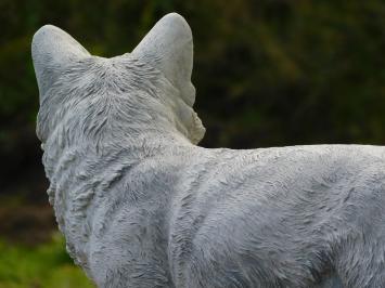 Fox Garden Statue - 70 cm - Stone Animal Statue