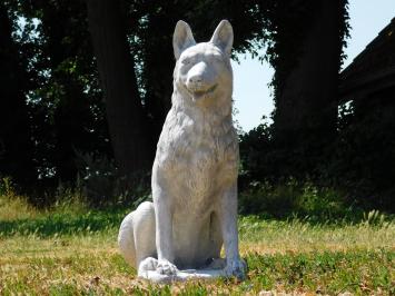 Beeld Wolf XL - 70 x 60 cm - Steen
