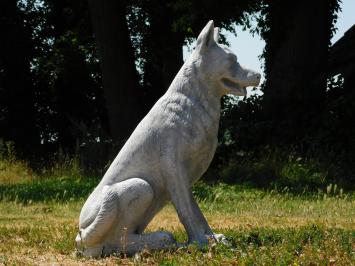 Beeld Wolf XL - 70 x 60 cm - Steen