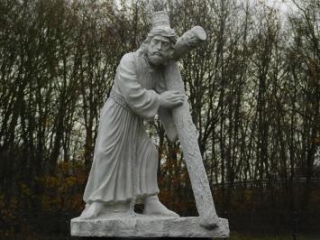 Beeld Jezus met Kruis XL - 70 cm - Polystone