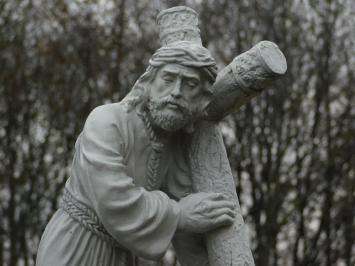 Beeld Jezus met Kruis XL - 70 cm - Polystone