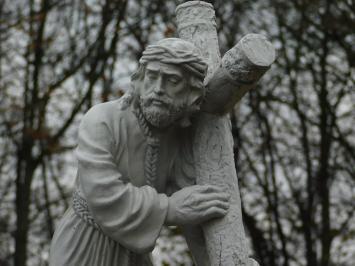 Beeld Jezus met Kruis XL - 70 cm - Polystone