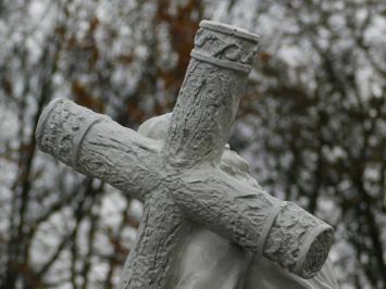 Beeld Jezus met Kruis XL - 70 cm - Polystone