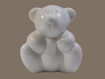 Porcelain Bear - 28 cm - Ivory - Royal Boch