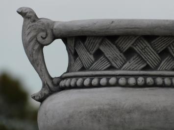 Flower Pot with Ears on Pedestal - 103 cm - Stone