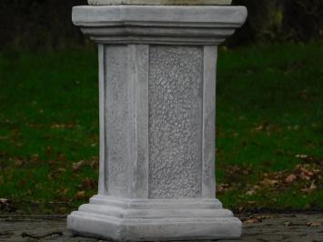 Flower Pot with Ears on Pedestal - 103 cm - Stone