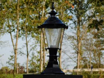 Classic Outdoor Lamp Black - 51 cm - Aluminum - Sleek Lamp Base with Brass Accent on the Shade