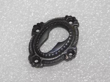 Elegante Schlossrosette – PZ – Dunkel patiniertes Messing