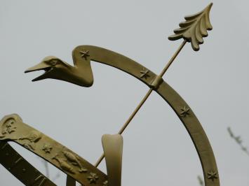 Eenmalig: Demo Model Zonnewijzer - 95 cm - Messing met Alu