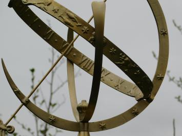 Eenmalig: Demo Model Zonnewijzer - 95 cm - Messing met Alu