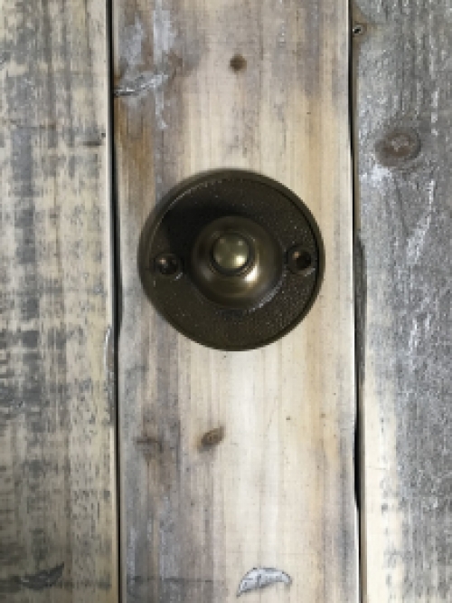 Runde Messing-Türklingel, sehr gute Qualität