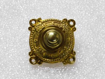 Türklingel – 5 x 5 cm – Poliertes Messing