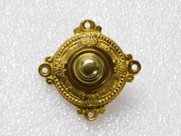 Türklingel – 5 x 5 cm – Poliertes Messing