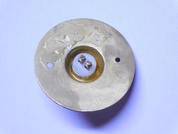Türklingel „Visitors Welcome“ – 8 cm – Messing