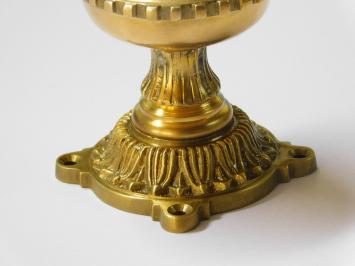 Deurknop met Rozet - Vaste Knop - Messing