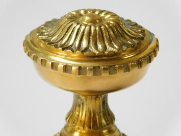 Deurknop met Rozet - Vaste Knop - Messing