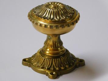 Deurknop met Rozet - Vaste Knop - Messing