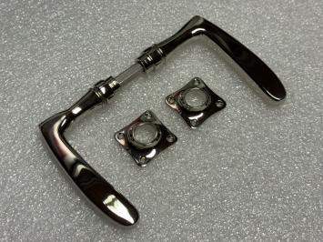 Deurbeslag set - chroom glanzend - complete deurset