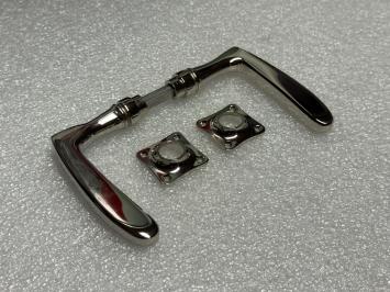 Deurbeslag set - chroom glanzend - complete deurset