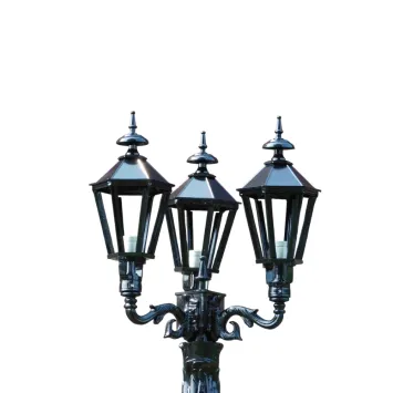 Lantaarnpaal Driekroon - 295 cm - aluminium