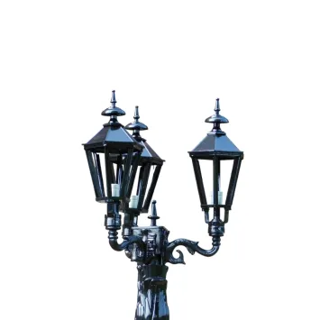Lantaarnpaal Driekroon - 295 cm - aluminium