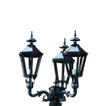 Lantaarnpaal Driekroon - 295 cm - aluminium