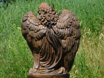 Engelbeeld - 50 cm - Steen in Oxide