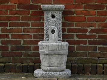 Brunnen mit Eimer – 80 cm – Stein