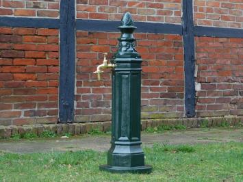 Standing fountain - alu - dark green - water tap
