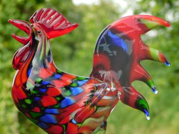 Hand-blown Rooster – Full Color – Handmade
