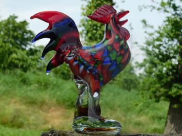 Hand-blown Rooster – Full Color – Handmade