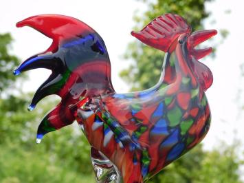 Hand-blown Rooster – Full Color – Handmade