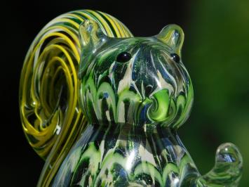 Glasfigur „Eichhörnchen“ – Handgefertigtes, glasgeblasenes Kunstwerk