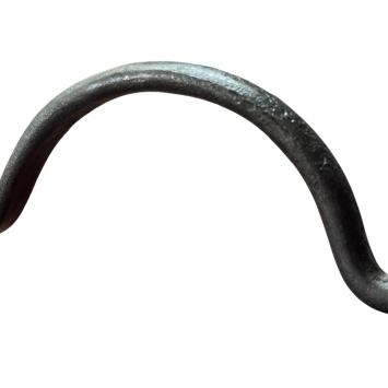 “Heart” door handle – wrought iron – 23 cm in size – classic design
