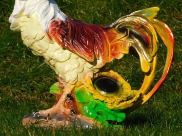 Hahn XL in Farbe - 60 cm - Polystone