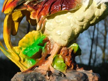 Hahn XL in Farbe - 60 cm - Polystone