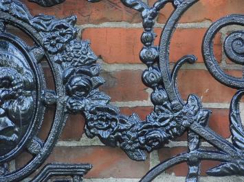 Einmalig: Zaun - Fensterbank - Gusseisen - Schwarz, Letste!