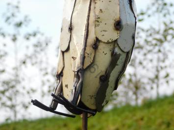 Handmade Owl as Garden Stick - 83 cm - Metal