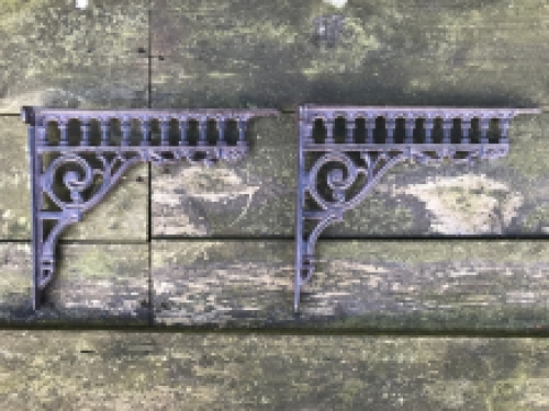 Set Antieke Plankdragers - Gietijzer