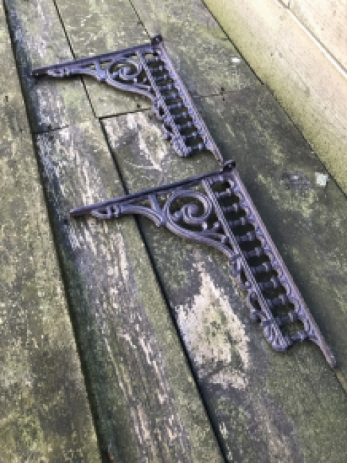 Set Antieke Plankdragers - Gietijzer