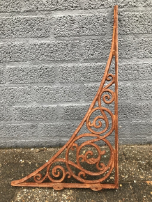 Große Ecke Eisen für Dach, Vordach Unterstützung, Träger, Schutz Ecke Ornament Tür, Nür 2 X!!!!