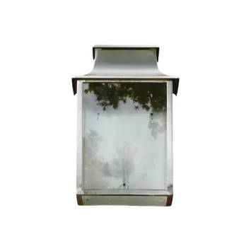 Antieke Hotellamp - Messing - Mat Nikkel - Middel