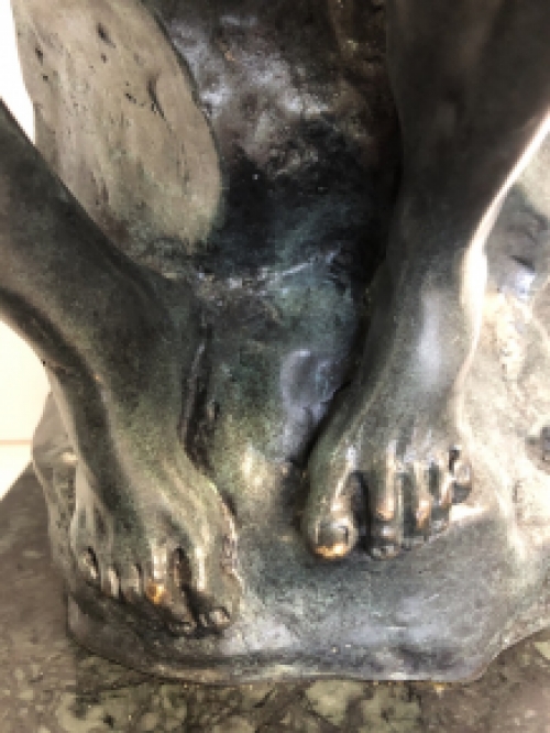 Bronzen sculptuur - De Denker XL by Rodin