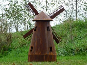 Classic Windmill XL - 110 cm - Metal - Rust-look