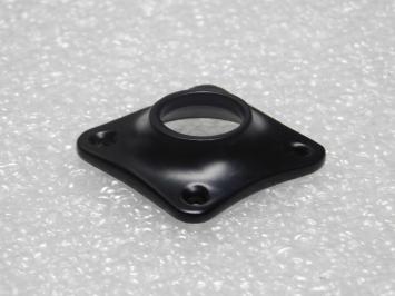 Türgriffrosette „Clover“ – 4 x 4 cm – Schwarz