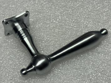 Türbeschlagset Nickel – mattes Chrom – 2 Türgriffe und Rosetten