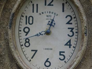 Clock London - antique 1870 - polystone - vintage raw