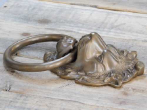 Hochwertiger Türklopfer Lion - Messingklopfer für Türen Antiker Türklopfer