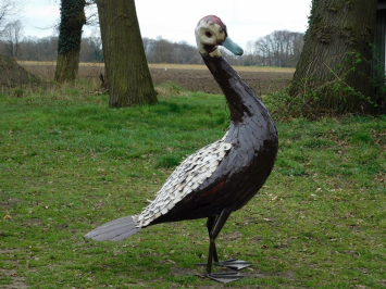 Mute Swan - 128 cm - Unique and Handmade from Metal
