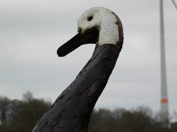Mute Swan - 128 cm - Unique and Handmade from Metal